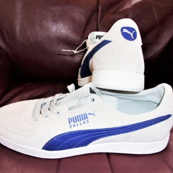 NEW Puma sneakers "Dallas" Edition Men 10 Gray Blue Leather Discount Shipping!! - Picture 6 of 8